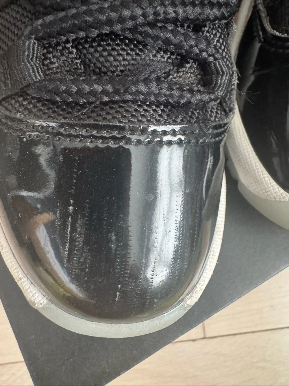 Jordan Kids Black White Low-Top Sneakers